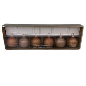 Pier 1 Imports Holiday Table Decor Set of 6 Place Card Holders New